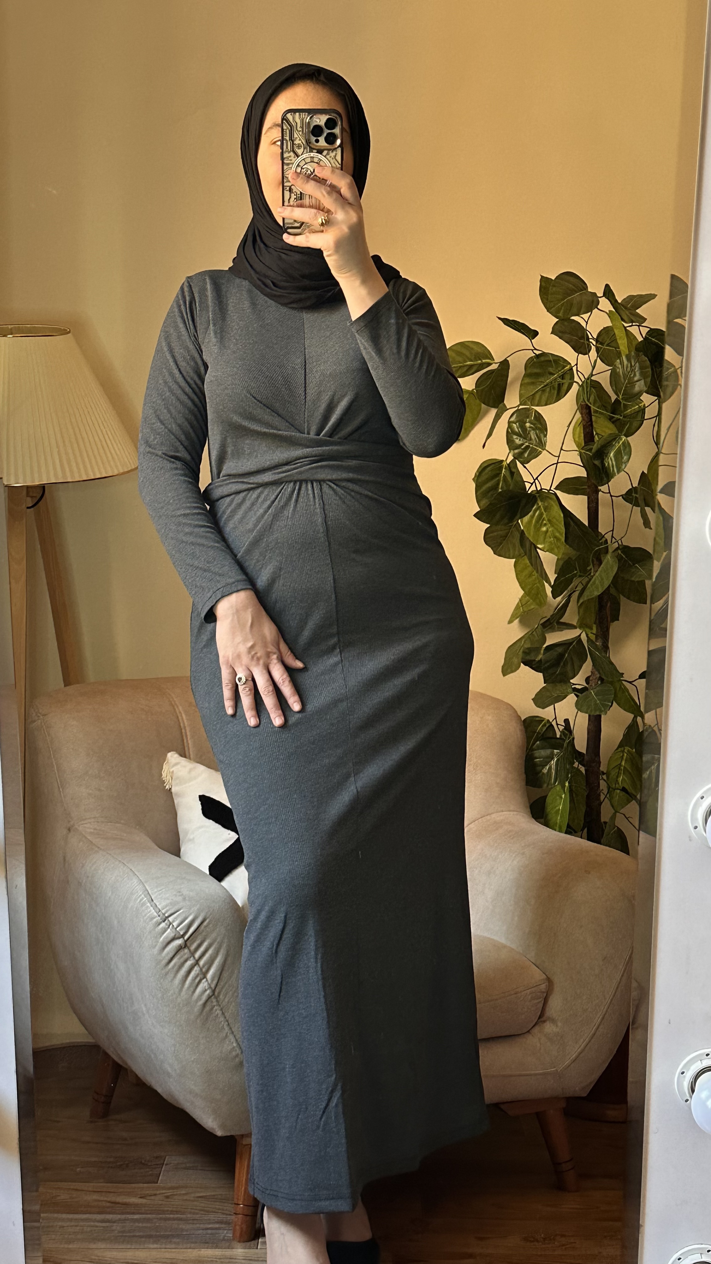 Robe croisé avec manche image