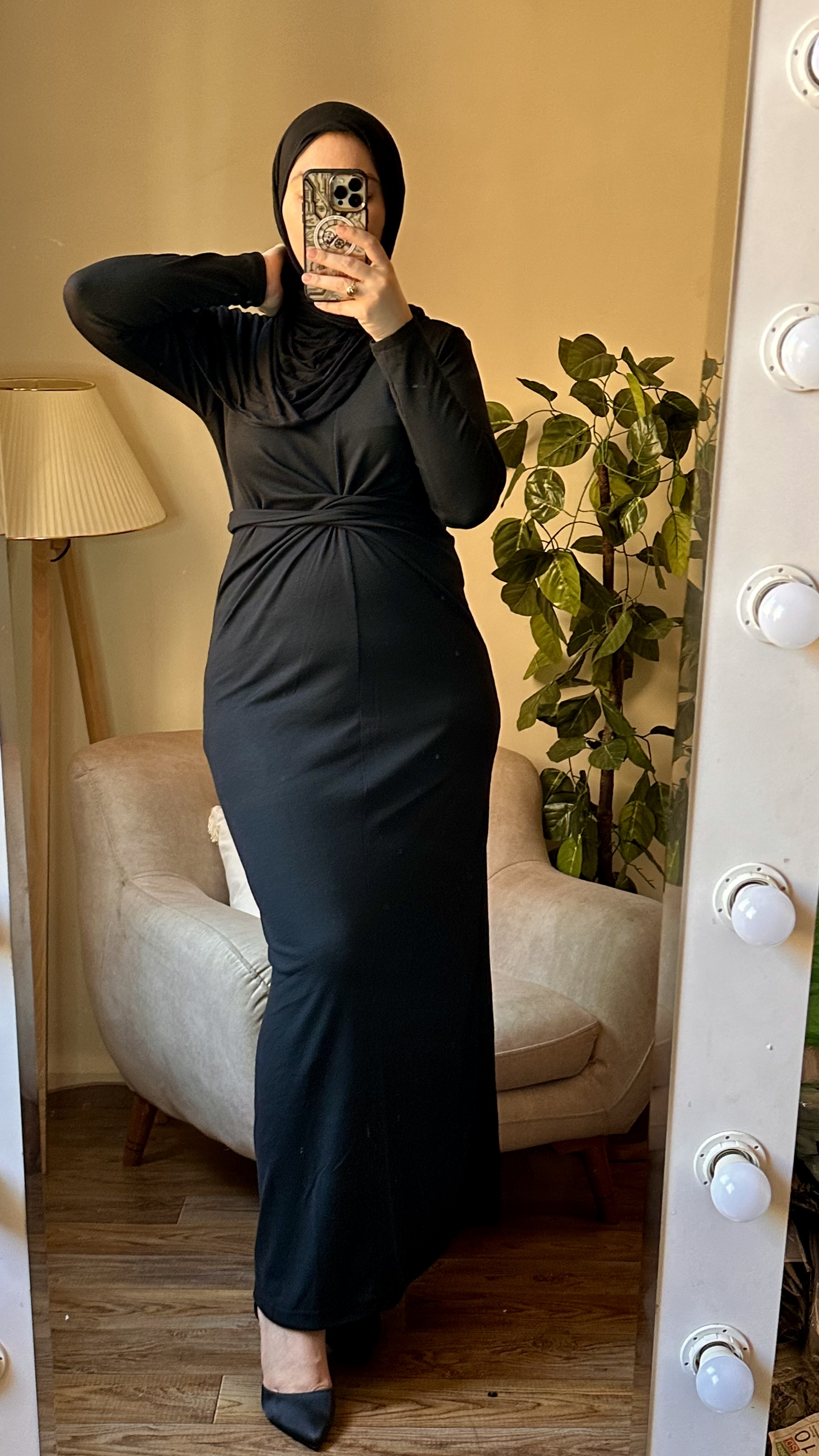 Robe croisé avec manche image