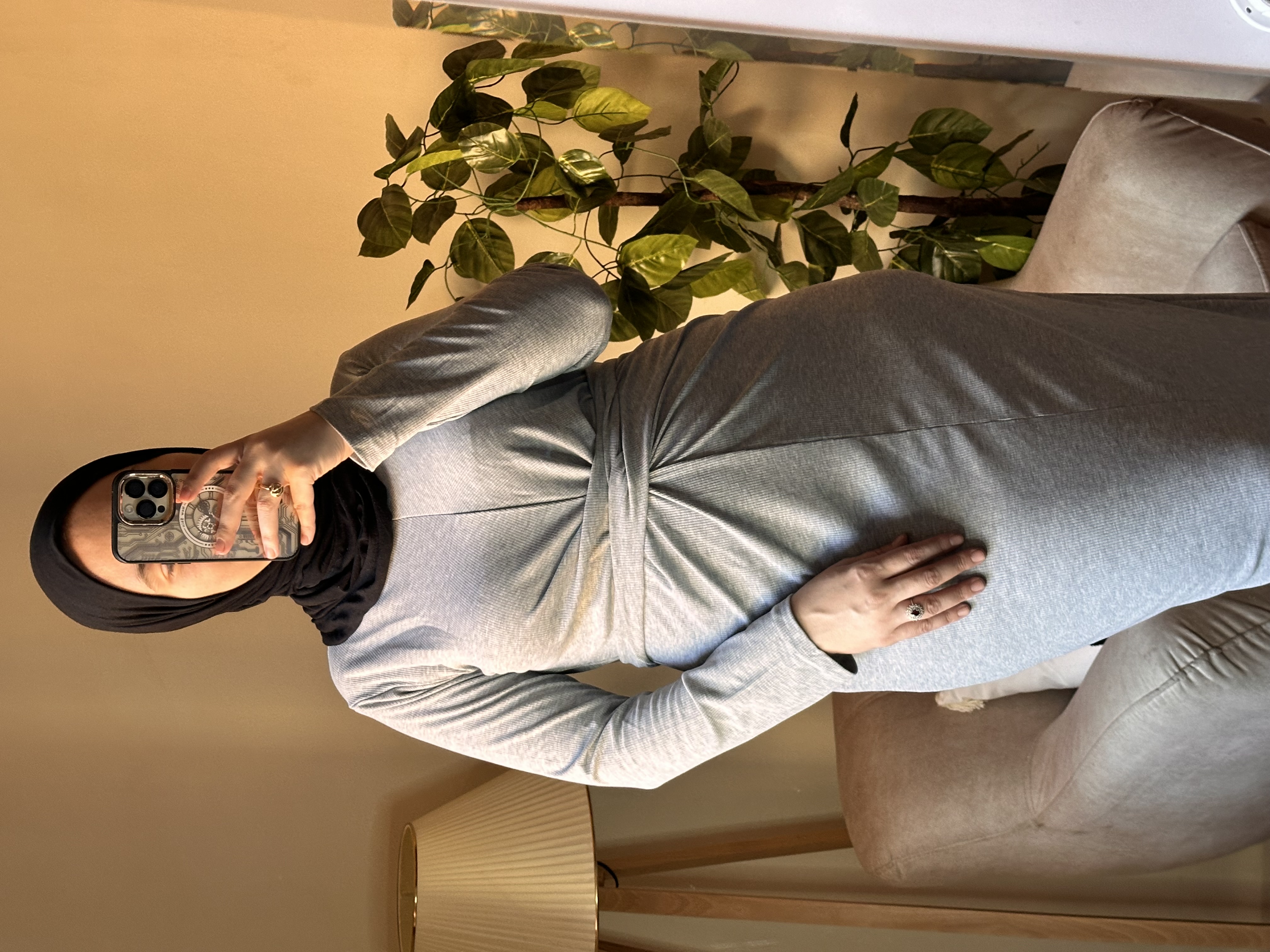 Robe croisé avec manche image