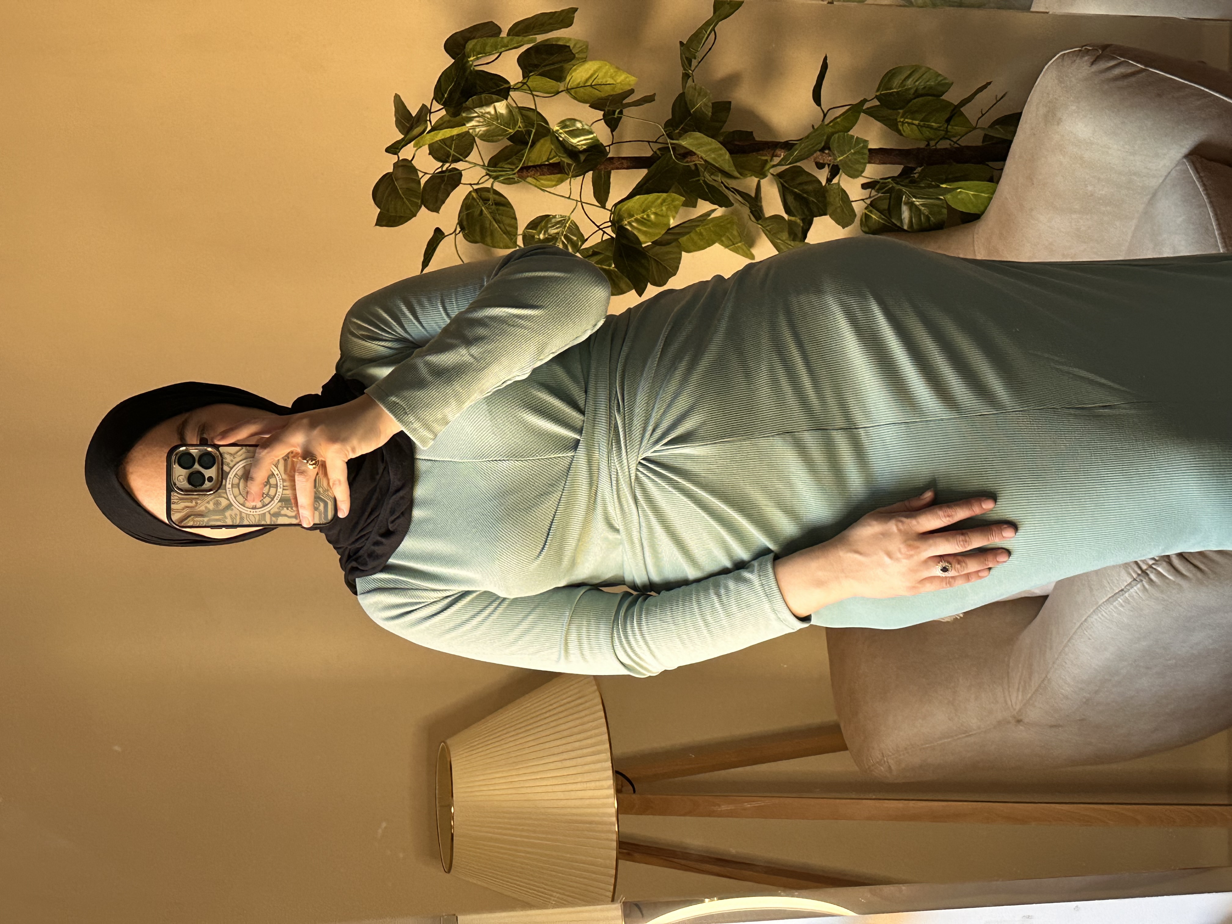 Robe croisé avec manche image