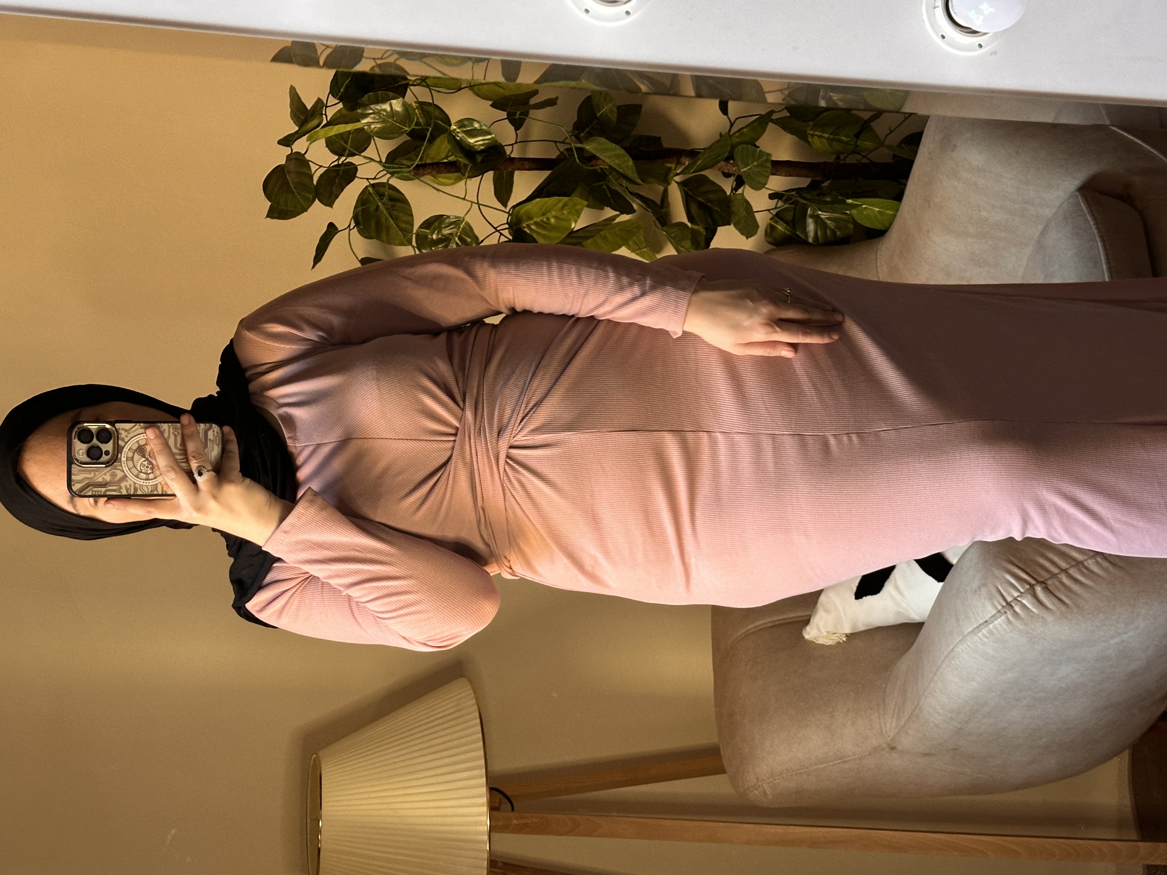 Robe croisé avec manche image